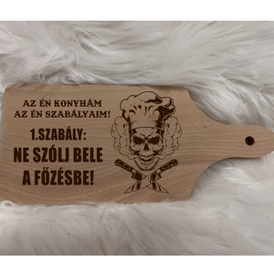 Az én konyhám gravírozott vágódeszka, Otthon & Életmód, Konyhafelszerelés, tálalás, Sütés, főzés, Vágódeszka, , MESKA