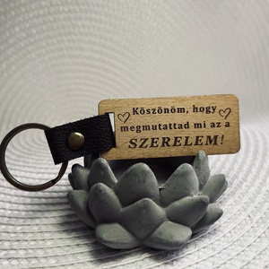 Gravírozott fa kulcstartó, Táska & Tok, Kulcstartó & Táskadísz, Kulcstartó, Gravírozás, pirográfia, MESKA