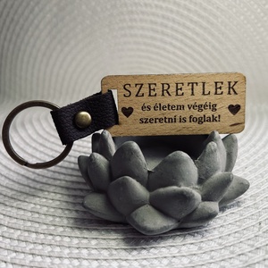 Gravírozott fa kulcstartó, Táska & Tok, Kulcstartó & Táskadísz, Kulcstartó, Gravírozás, pirográfia, MESKA