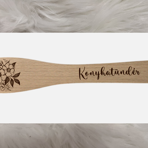 Konyhatündér fakanál, Otthon & Életmód, Konyhafelszerelés, tálalás, Sütés, főzés, Fakanál & Fakanáltartó, Gravírozás, pirográfia, MESKA