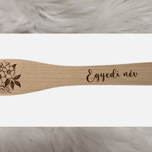 Egyedi neves fakanál, Otthon & Életmód, Konyhafelszerelés, tálalás, Sütés, főzés, Fakanál & Fakanáltartó, Gravírozás, pirográfia, MESKA