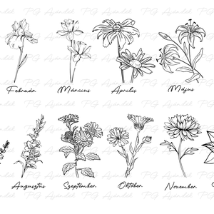 Születési virágos, névre gravírozott fa kulcstartó � egyedi nőnapi ajándék - táska & tok - kulcstartó & táskadísz - kulcstartó - Meska.hu