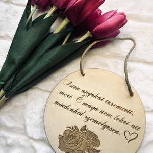 Anyás tábla, Otthon & Életmód, Dekoráció, Fali és függő dekoráció, Falra akasztható dekor, Gravírozás, pirográfia, MESKA