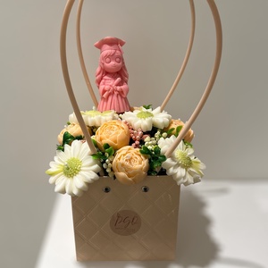 Ballagási gyertyabox lányoknak, Otthon & Életmód, Gyertya, illat, aroma, Gyertya, Gyertya-, mécseskészítés, MESKA