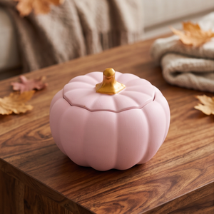 Rózsaszín Halloween kerámia tök ��� - Meska.hu