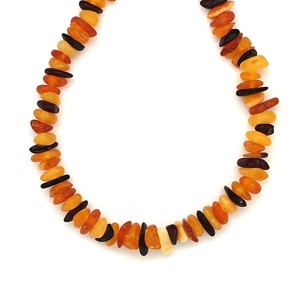 Borostyán matt vegyes splitter nyaklánc 45cm, Kellékek & szerszámok, Ásvány alapanyag, Splitter, , MESKA