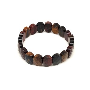 Tigrisszem multi faz ovális téglalap kari 14x10mm, Ékszer, Karkötő, Ásványkarkötő, , MESKA