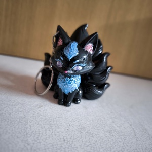 Fekete kilencfarkú róka kulcstartó, Táska & Tok, Kulcstartó & Táskadísz, Kulcstartó, , MESKA