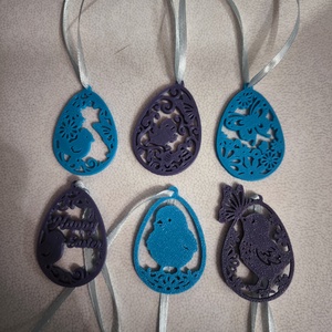 Tojásdíszek tojásfához, Ünnepi díszek, dekorációk, Húsvéti díszek és dekorációk, Húsvéti tojásfadíszek, Mindenmás, MESKA