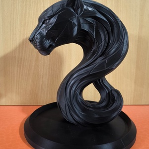 Párduc fejhallgató-tartó - otthon & életmód - tárolás & rendszerezés - íróasztali tároló - Meska.hu