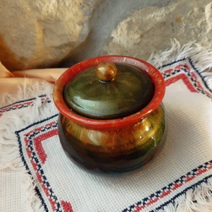 Tároló edény tetővel , Ékszer, Ékszertartó, Ékszerdoboz, , MESKA