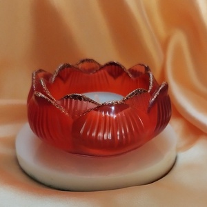 Virág alakú mécsestartó , Otthon & Életmód, Dekoráció, Asztal és polc dekoráció, Asztaldísz, Mindenmás, MESKA