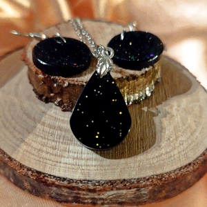 Fülbevaló és nyaklánc medállal szettben, Ékszer, Ékszerszett, , MESKA