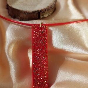 Piros női medálok, Ékszer, Nyaklánc, Medál, , MESKA