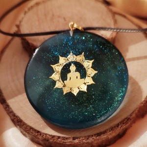 Női medál Buddha szimbólummal, Ékszer, Nyaklánc, Medál, Ékszerkészítés, MESKA