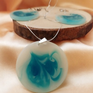 Női fülbevaló és medál szett  - ékszer - ékszerszett - Meska.hu