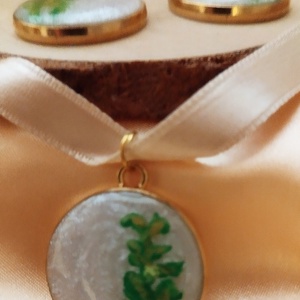 Romantikus gyöngyház fehér női ékszer szett - ékszer - ékszerszett - Meska.hu