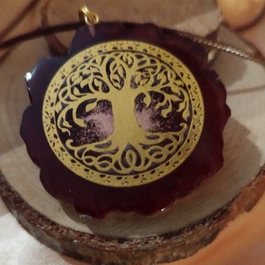 Női medál életfa szimbólummal - ékszer - nyaklánc - medál - Meska.hu