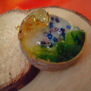 Dombor mintás színes női medál, Ékszer, Nyaklánc, Medál, Ékszerkészítés, MESKA