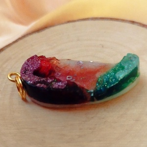 Dombor mintás színes női medál , Ékszer, Nyaklánc, Medál, , MESKA