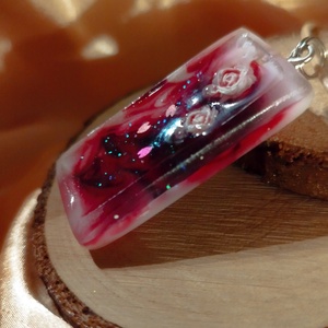 Több színű női medál rózsákkal - ékszer - nyaklánc - medál - Meska.hu