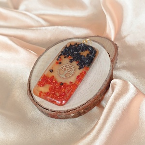 Női medál zúzott üveggel és életfával, Táska & Tok, Kulcstartó & Táskadísz, Kulcstartó, Mindenmás, MESKA