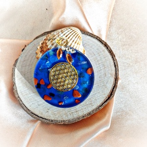 Kék női medál ásványokkal, Ékszer, Nyaklánc, Medál, , MESKA