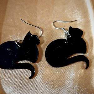 Cica fülbevaló - ékszer - fülbevaló - fülékszer - Meska.hu