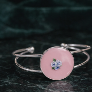 Női nyitott karkötő fém alappal, Ékszer, Karkötő, Karperec, , MESKA