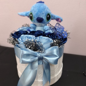 9 szálas stitch rózsabox  - Meska.hu