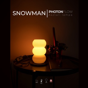 Photonflow - Snowman asztali lámpa, Otthon & Életmód, Lámpa, Asztali lámpa, , MESKA