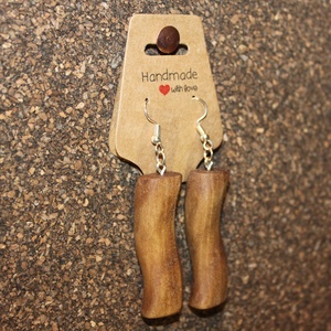 Fekete dió kézműves fülbevaló - ékszer - fülbevaló - lógó fülbevaló - Meska.hu Fekete dió kézműves fülbevaló - ékszer - fülbevaló - lógó fülbevaló - Meska.hu