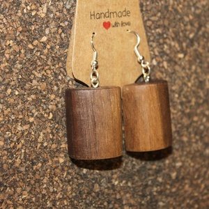 Fekete dió kézműves fülbevaló - ékszer - fülbevaló - lógó fülbevaló - Meska.hu Fekete dió kézműves fülbevaló - ékszer - fülbevaló - lógó fülbevaló - Meska.hu