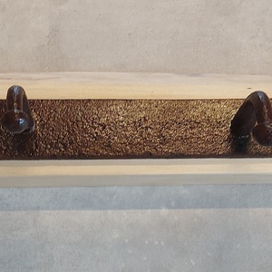 Egyedi formájú rusztikus fogas, fali akasztó juhar fából - otthon & életmód - bútor - fogas - Meska.hu