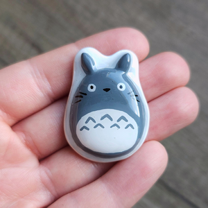 Totoro hűtőmágnes - Ghibli kollekció - otthon & életmód - konyhafelszerelés, tálalás - konyhai dekoráció - hűtőmágnes - Meska.hu