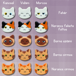 Cica hűtőmágnes - Szürke tuxedo Morcos - otthon & életmód - konyhafelszerelés, tálalás - konyhai dekoráció - hűtőmágnes - Meska.hu