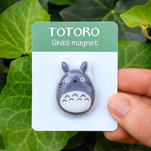 Totoro hűtőmágnes - Ghibli kollekció, Otthon & Életmód, Konyhafelszerelés, tálalás, Konyhai dekoráció, Hűtőmágnes, Gyurma, Festett tárgyak, MESKA