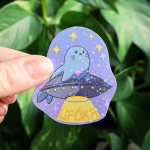 Ufóka matrica, Otthon & Életmód, Papír, írószer, Matrica, matrica csomag, Fotó, grafika, rajz, illusztráció, MESKA