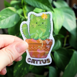 Cattus matrica, Otthon & Életmód, Papír, írószer, Matrica, matrica csomag, Fotó, grafika, rajz, illusztráció, MESKA