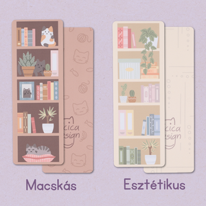 Shelfie könyvjelző - könyv & zene - könyvjelző - Meska.hu