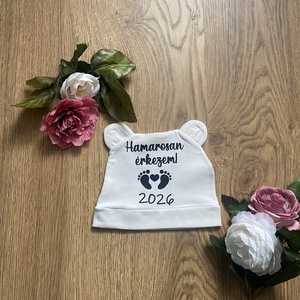 Baba bejelentő sapka- egyedi felirattal, apukának, nagyszülőknek, rokonoknak, barátoknak - Meska.hu
