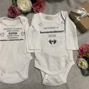 Keresztszülő felkérő body - Meska.hu