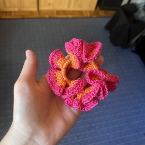 Horgolt scrunchie, Ruha & Divat, Hajdísz & Hajcsat, Hajgumi, Horgolás, MESKA