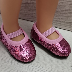 32 cm-es Paola Reina típusú játékbaba cipő (rózsaszín csillogós)  - Meska.hu