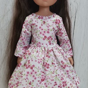 32 cm-es Paola Reina játékbaba ruha bugyival (rózsaszín virágos )  - Meska.hu