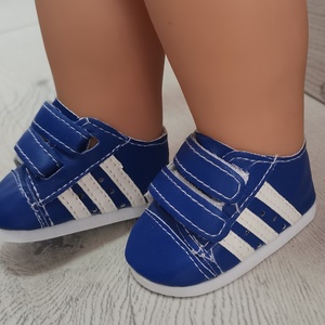 7 cm-es játékbaba sportcipő (kék)  - Meska.hu
