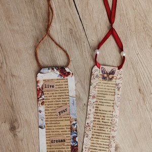 Vintage Könyvjelző Válogatás - Motivációs Ajándék Szett, Könyv & Zene, Könyvjelző, Papírművészet, Scrapbook, MESKA