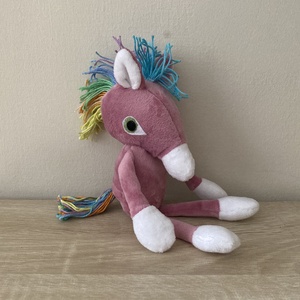 Póni plüssfigura és báb egyben. - Meska.hu