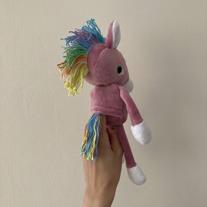 Póni plüssfigura és báb egyben. - játék & sport - plüssállat & játékfigura - ló - Meska.hu