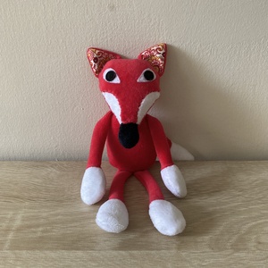 Róka plüssfigura és báb egyben., Játék & Sport, Plüssállat & Játékfigura, Róka, Baba-és bábkészítés, Varrás, MESKA